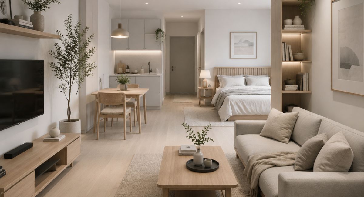 Small Japandi Apartment ideas