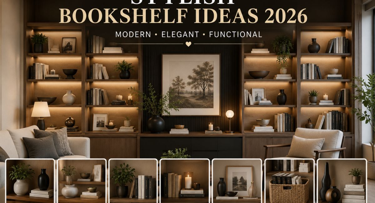 Stylish Bookshelf Ideas 2026